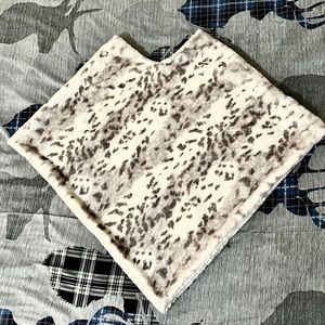 Cheetah Print Poncho